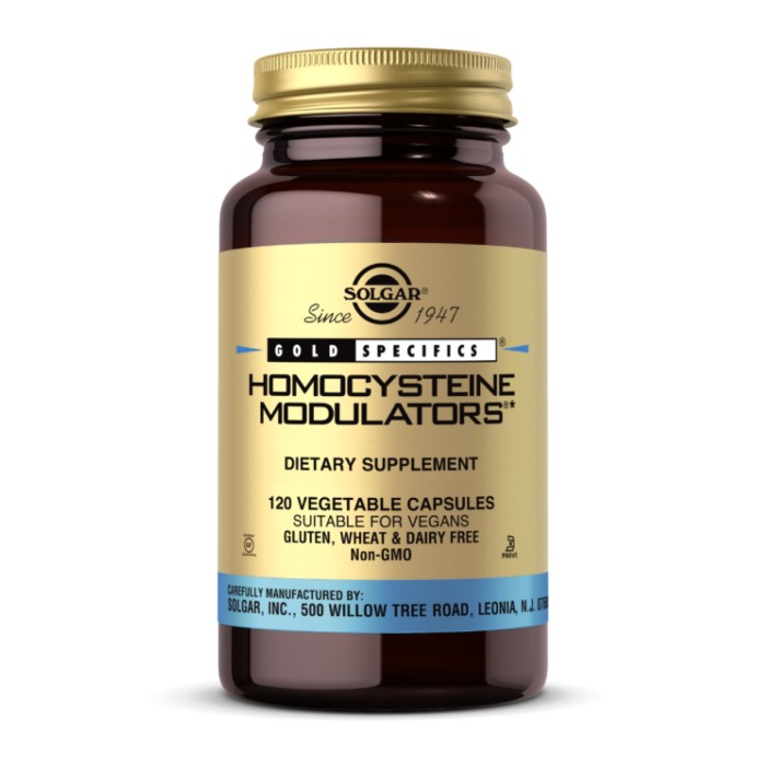 Модуляторы гомоцистеина Gold Specifics - 120 растительных капсул