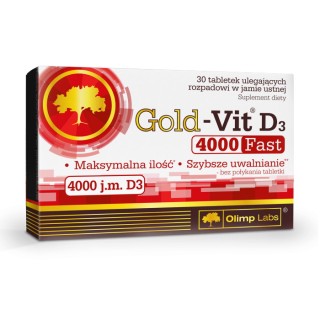 Витамины и минералы Olimp Gold-Vit D3 4000 Fast, 30 таблеток
