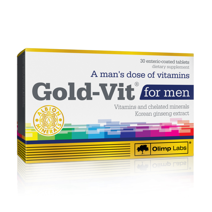 Витамины и минералы Olimp Gold Vit for Men, 30 капсул
