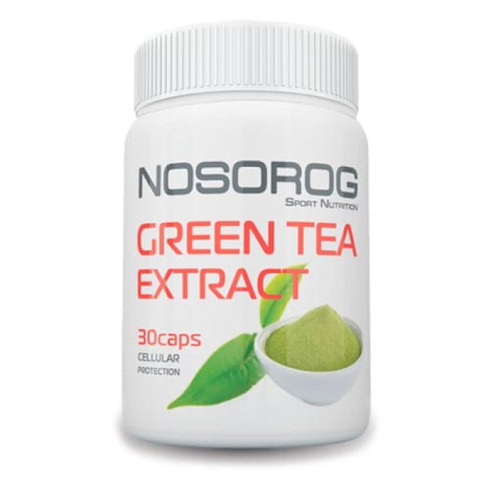 Натуральная добавка Nosorog Green Tea Extract, 30 капсул