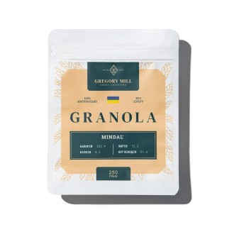 Замінник харчування Gregory Mill Granola Mindal', 250 грам