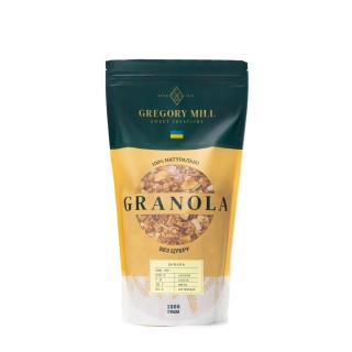 Заменитель питания Gregory Mill Granola Banana, 1 кг