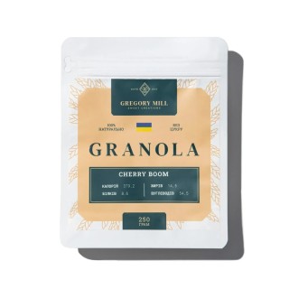 Замінник харчування Gregory Mill Granola Cherry Boom, 250 грам