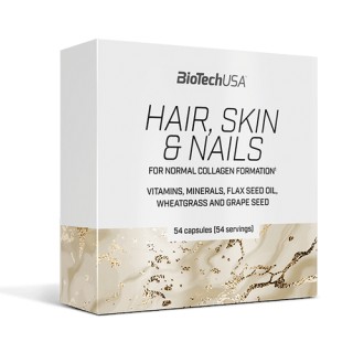 Вітаміни та мінерали Biotech Hair, Skin & Nails, 54 капсул