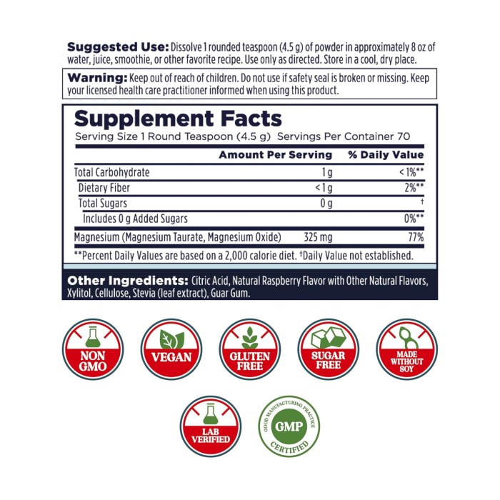 Heart Magnesium Powder - 315g