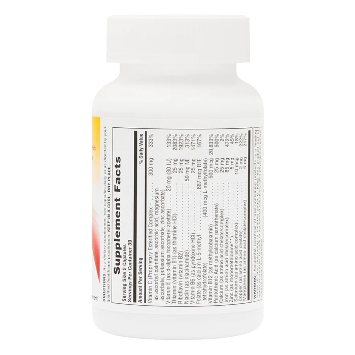 Вітаміни та мінерали Natures Plus Hema-Plex, 60 вегакапсул