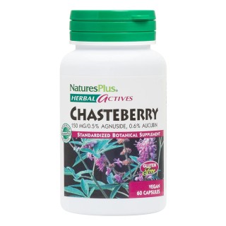 Натуральная добавка Natures Plus Herbal Actives Chasteberry 150 mg, 60 капсул