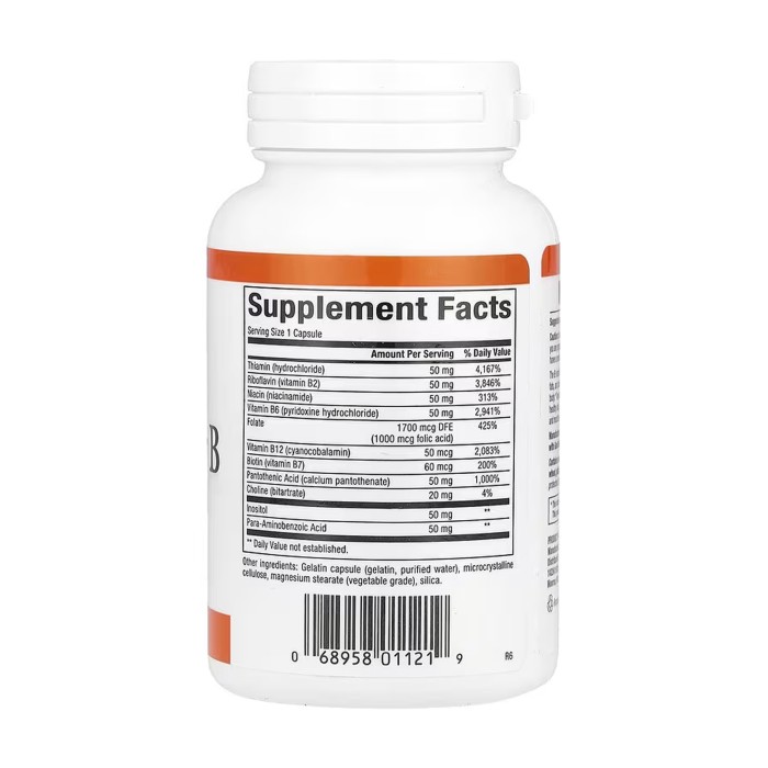 Високоефективний комплекс вітамінів B 50 мг - 90 капсул