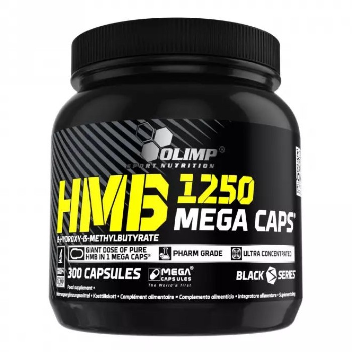 Послетренировочный комплекс Olimp HMB 1250 Mega Caps, 300 капсул