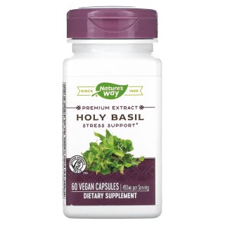 Натуральная добавка Nature's Way Holy Basil, 60 вегакапсул.