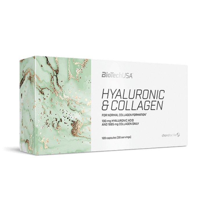 Препарат для суглобів і зв'язок Biotech Hyaluronic Collagen, 120 капсул