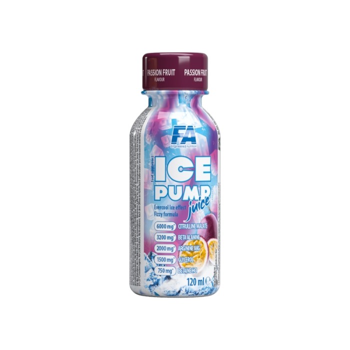 Передтренувальний комплекс Fitness Authority Ice Pump Juice Shot, 120 мл Маракуя