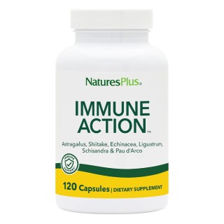 Натуральна добавка Natures Plus Immune Action, 120 вегакапсул