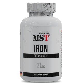 Вітаміни та мінерали MST Iron Bisglycinate, 120 капсул