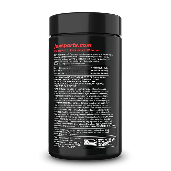 Жироспалювач JNX Sports The Omen, 100 капсул