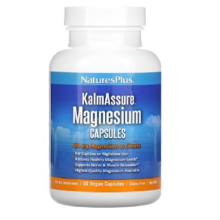 Вітаміни та мінерали Natures Plus Kalm Assure Magnesium, 90 вегакапсул