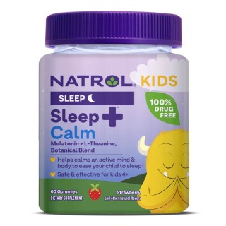 Натуральна добавка Natrol Kid's Sleep + Calm, 60 желейок Полуниця