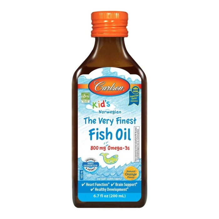 Жирные кислоты Carlson Labs Kid's The Very Finest Fish Oil, 200 мл Апельсин