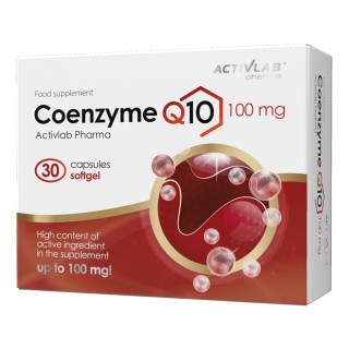 Вітаміни та мінерали Activlab Pharma Coenzyme Q10 100 mg, 30 капсул
