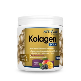 Препарат для суставов и связок Activlab Kolagen Extra, 300 грамм Ежевика-манго