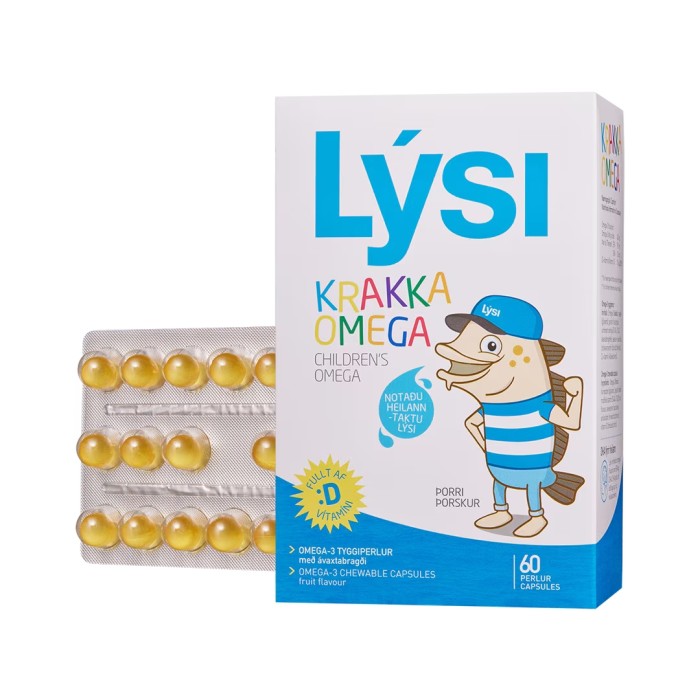 Жирні кислоти Lysi Children's Omega, 60 капсул