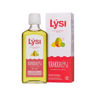 Жирні кислоти Lysi Children’s Cod Liver Oil, 240 мл Лимон-манго