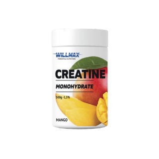 Креатин Willmax Creatine Monohydrate, 500 грамм Манго