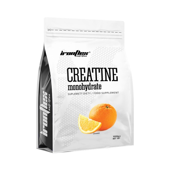 Креатин IronFlex Creatine Monohydrate, 1 кг Апельсин