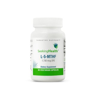 Вітаміни та мінерали Seeking Health L-5-MTHF 1700 mcg DFE, 60 вегакапсул