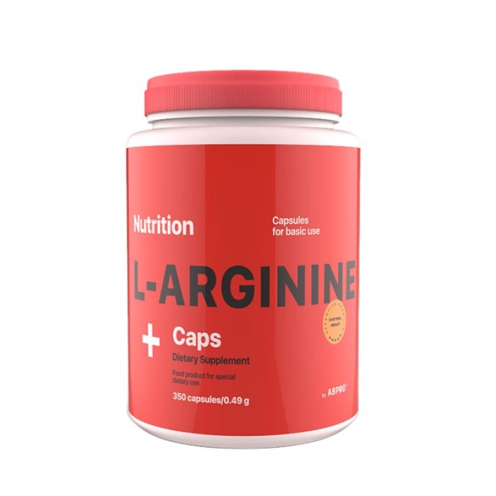 Амінокислота AB Pro L-Arginine Caps, 350 капсул