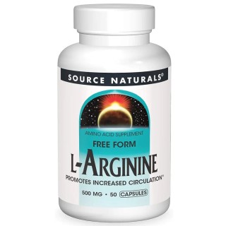 Амінокислота Source Naturals L-Arginine 500 mg, 50 капсул