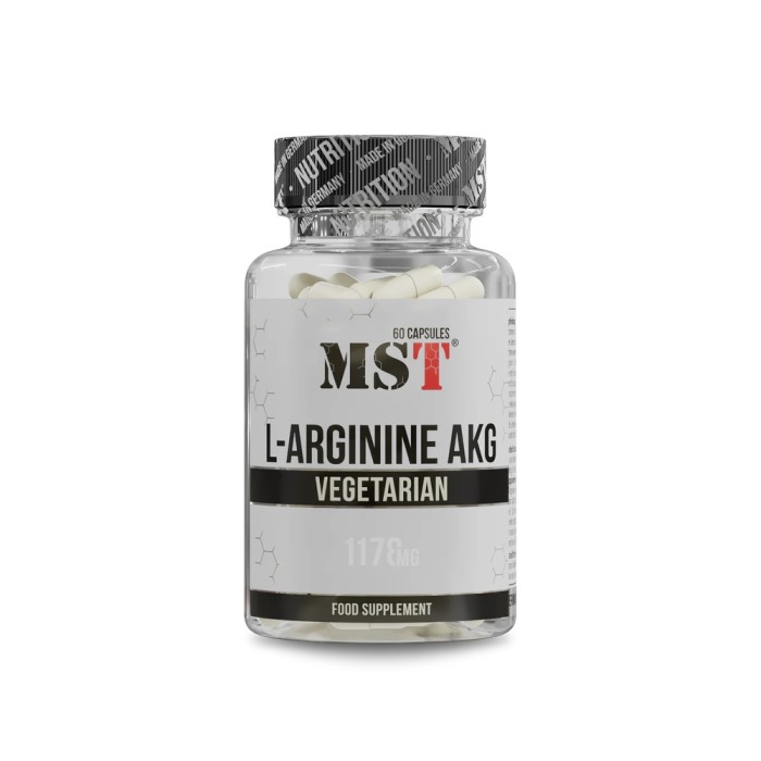 Амінокислота MST L-Arginine AKG, 60 капсул