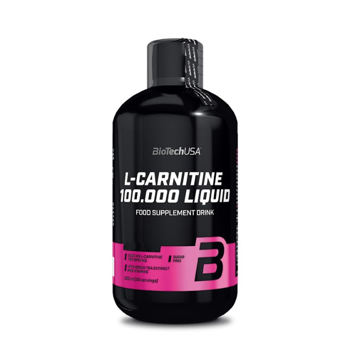 Жироспалювач BioTech L-Carnitine 100 000, 500 мл Вишня