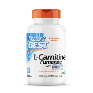 Жиросжигатель Doctor's Best L-Carnitine Fumarate 855 mg, 180 вегакапсул.