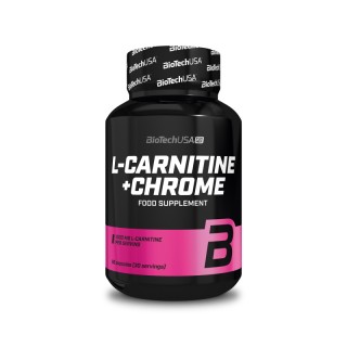 Жиросжигатель BioTech L-Carnitine+Chrome, 60 капсул