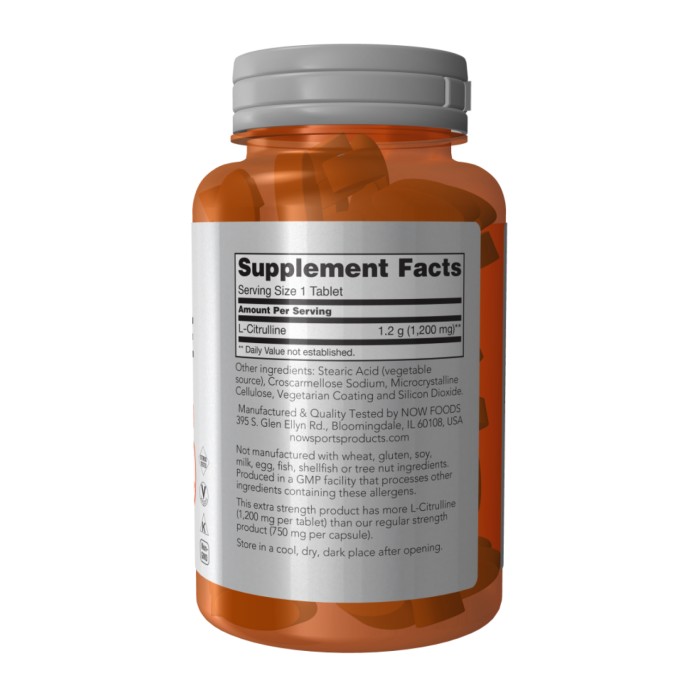 L-цитрулін 1200 мг - 120 таблеток