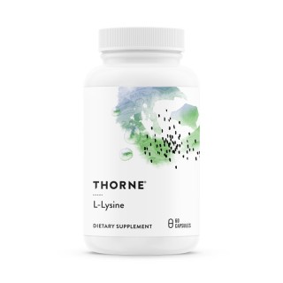 Амінокислота Thorne L-Lysine, 60 вегакапсул