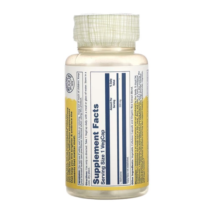 L-Methionine 500mg - 30 vcaps