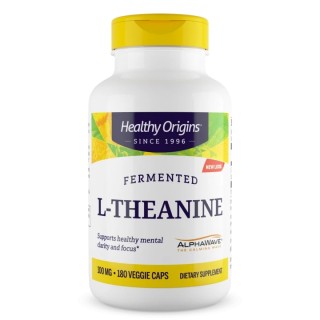 Амінокислота Healthy Origins L-Theanine 100 mg, 180 вегакапсул