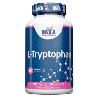 Амінокислота Haya Labs L-Tryptophan 500 mg, 60 капсул