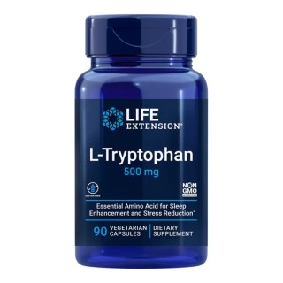 Амінокислота Life Extension L-Tryptophan 500 mg, 90 вегакапсул