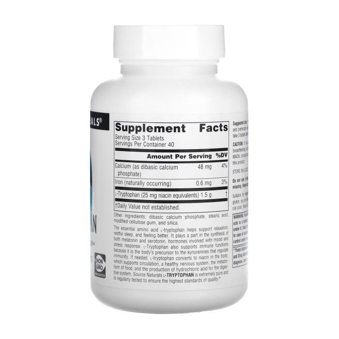 L-Триптофан 500 мг - 120 таблеток