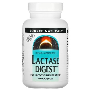 Натуральна добавка Source Naturals Lactase Digest, 180 капсул