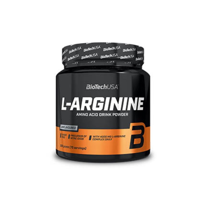 Амінокислота BioTech L-Arginine, 300 грам Без смаку