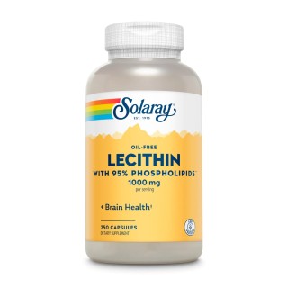 Натуральна добавка Solaray Lecithin, 250 капсул