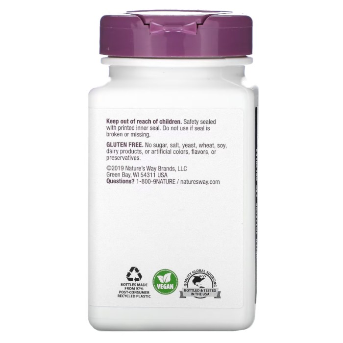 Натуральна добавка Nature's Way Leg Veins, 120 вегакапсул