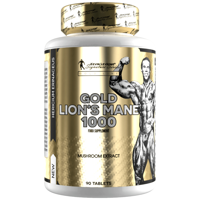 Натуральна добавка Kevin Levrone Gold Lion's Mane 1000 mg, 90 таблеток