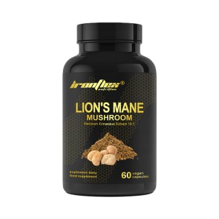 Натуральна добавка IronFlex Lion's Mane Mushroom 500 mg, 60 вегакапсул