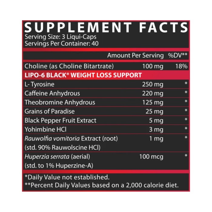 Lipo-6 Black - 120 капсул