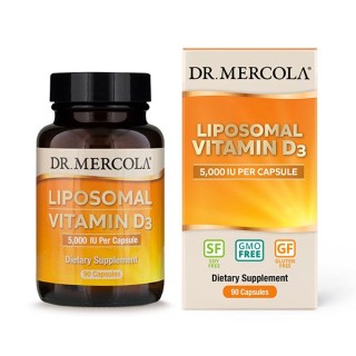 Вітаміни та мінерали Dr. Mercola Liposomal Vitamin D3 5000 IU, 90 капсул